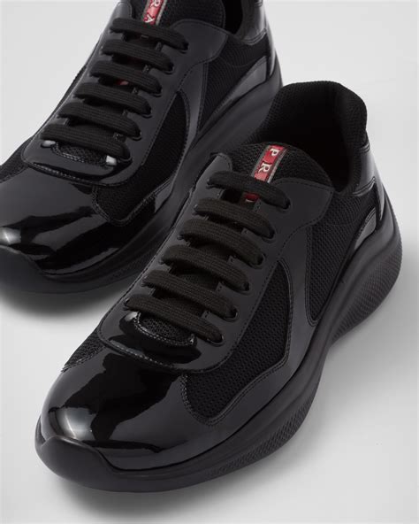 black prada shoes cheap|prada black sneakers women's.